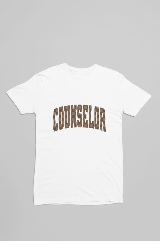 Brown Counselor tee