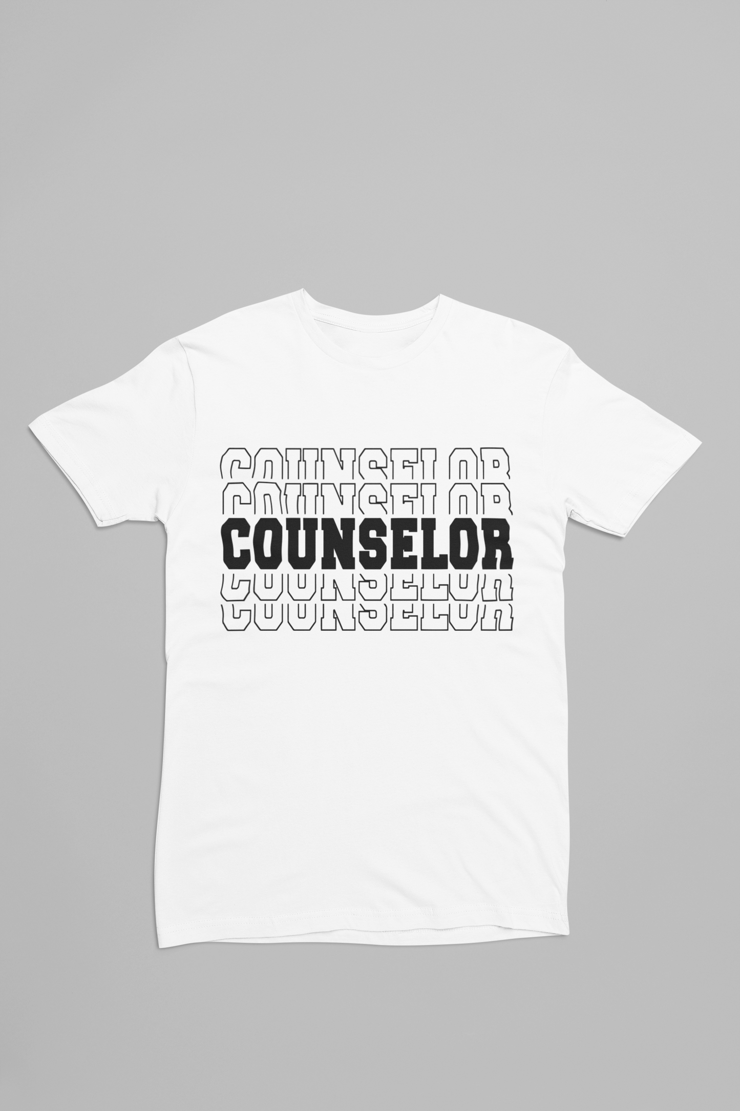 Counselor on Repeat  tee