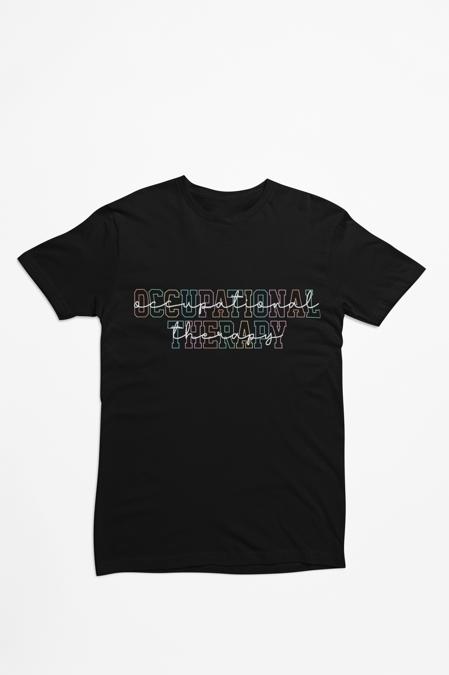 Multi-colored Occupational Therapy tee