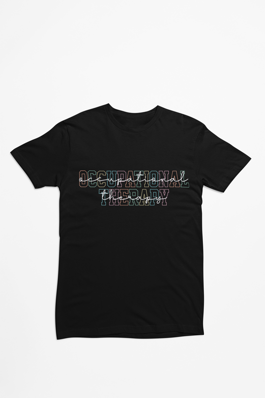 Multi-colored Occupational Therapy tee