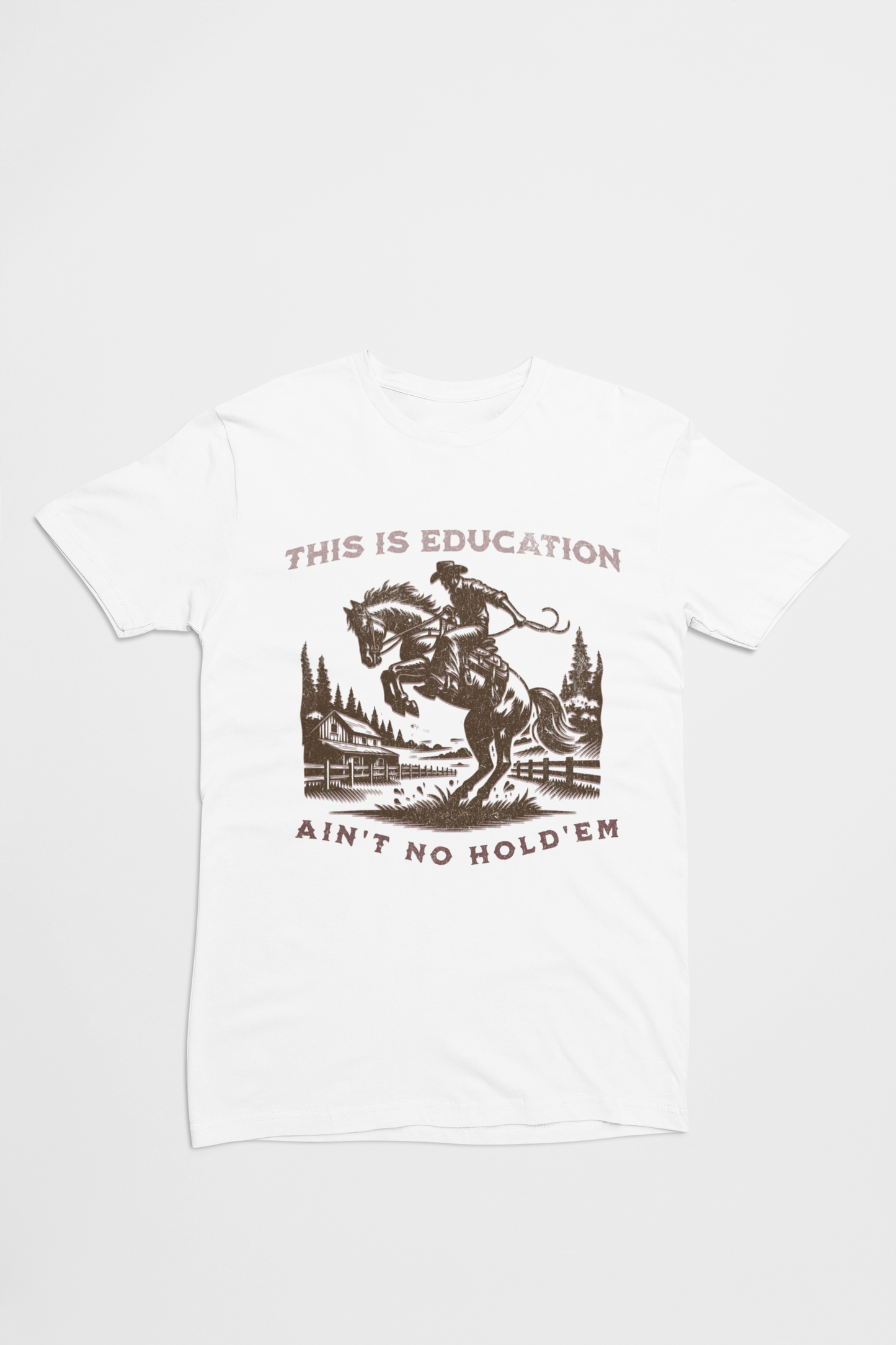 Education No Hold'em Tee