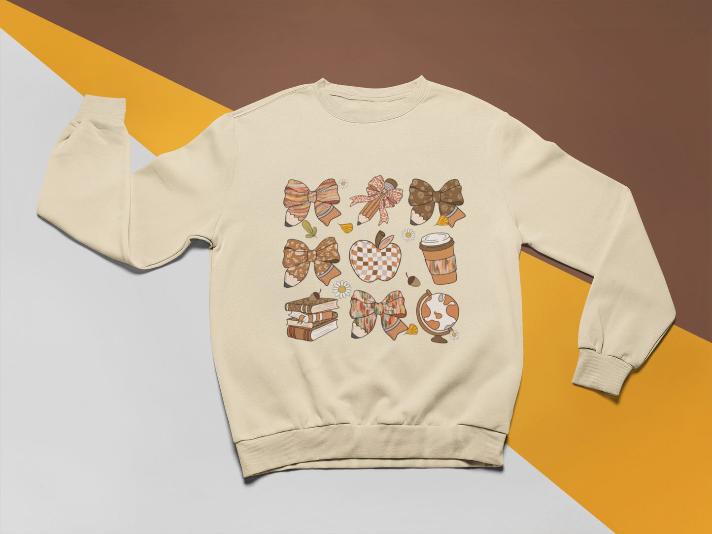 Brown bows sweatshirt